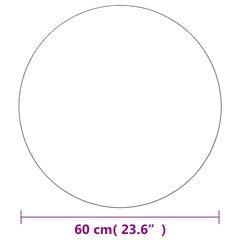 vidaXL Wall Mirror | Set of 2 | Transparent | Glass | 60 cm | Minimalistic 6