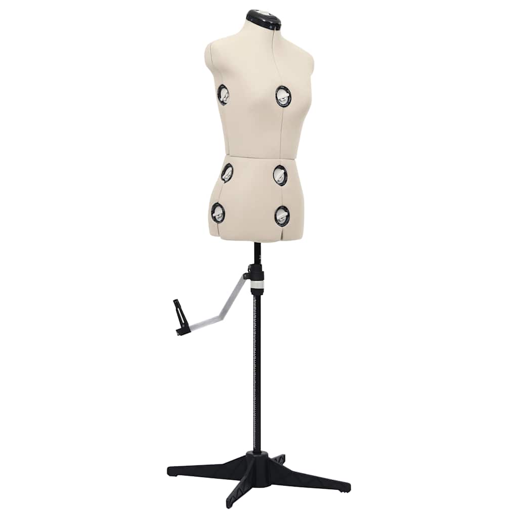 Adjustable Dress Form Female Size 33-40 Cream S
