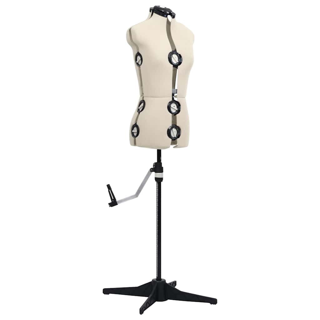 Adjustable Dress Form Female Size 33-40 Cream S