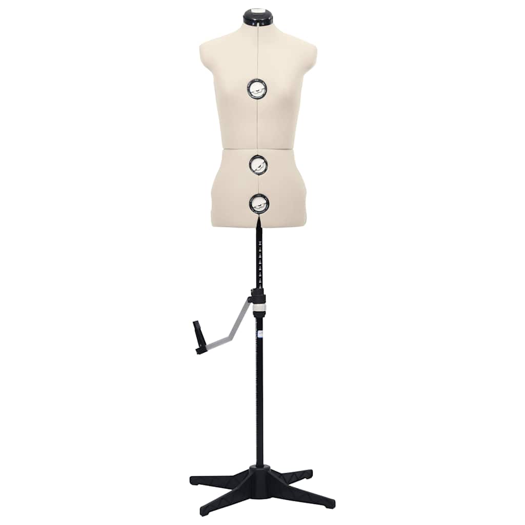 Adjustable Dress Form Female Size 33-40 Cream S