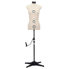 Adjustable Dress Form Female Size 33-40 Cream S