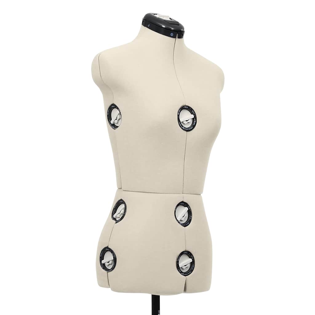 Adjustable Dress Form Female Size 33-40 Cream S