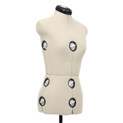 Adjustable Dress Form Female Size 33-40 Cream S