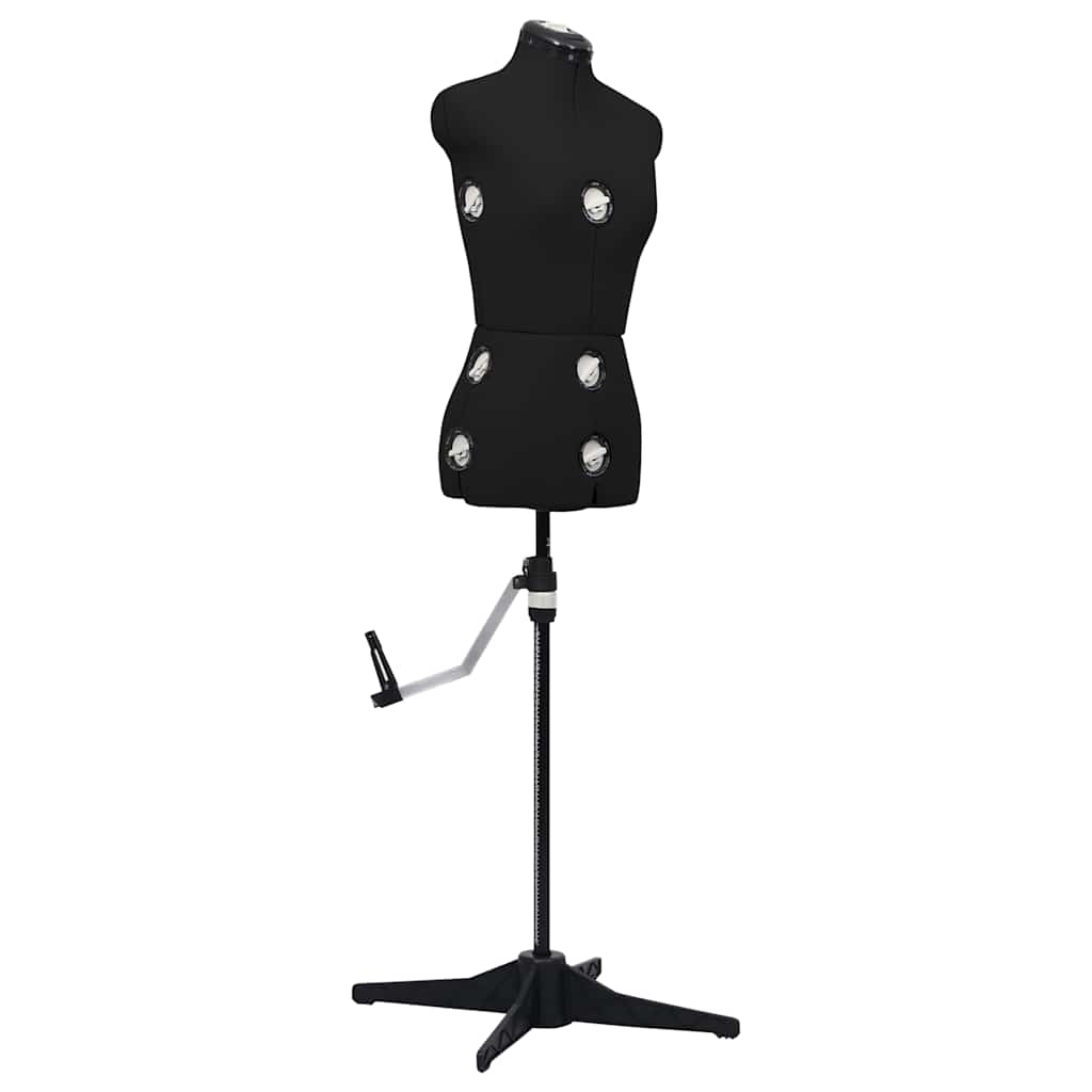 Adjustable Dress Form Female Size 33-40 Black S