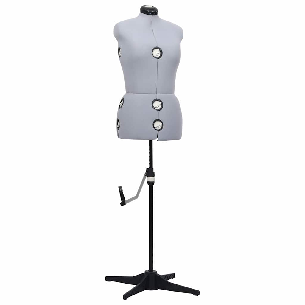 Adjustable Dress Form Female Size 33-40 Grey M
