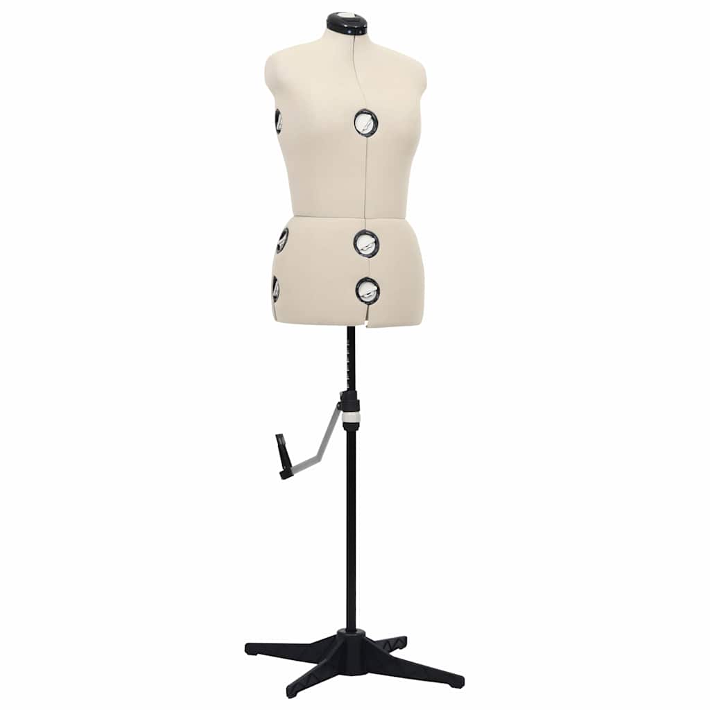 Adjustable Dress Form Female Size 33-40 Cream M