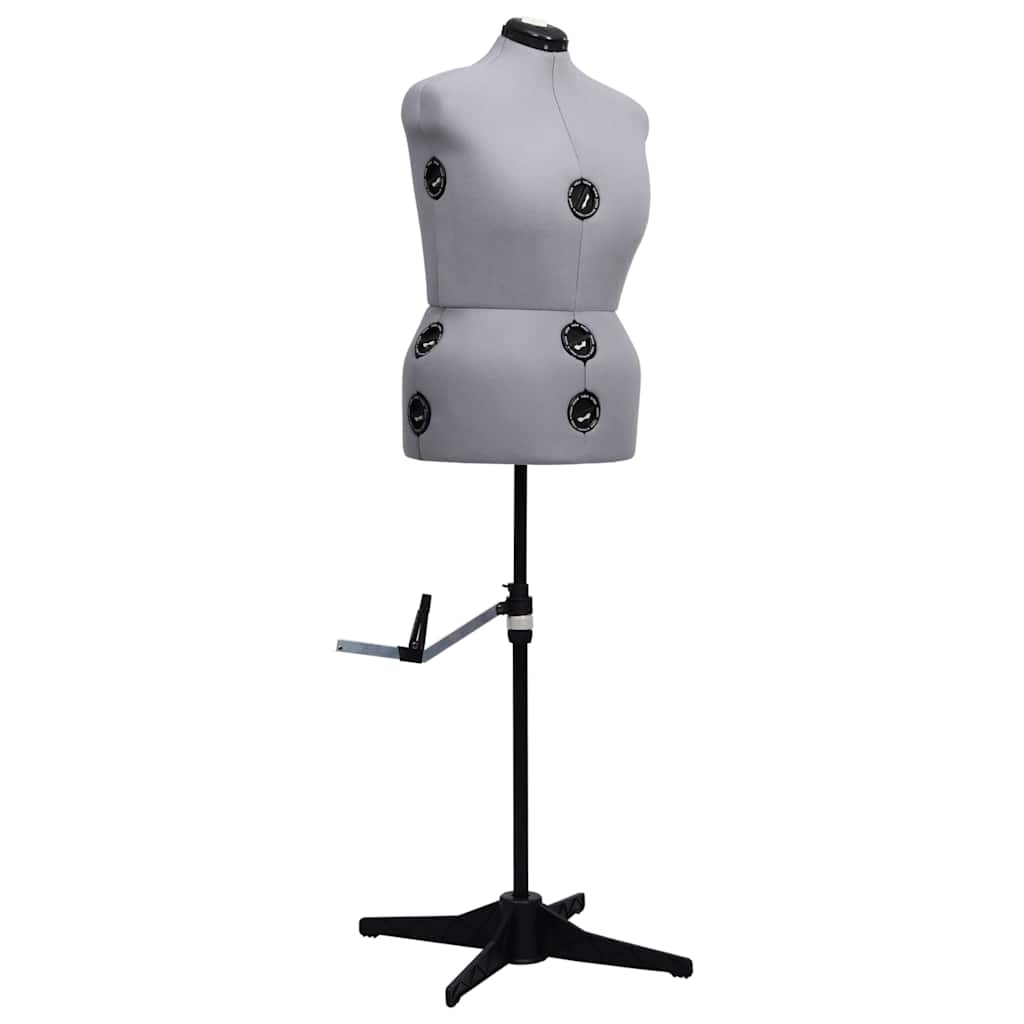 Adjustable Dress Form Female Size 33-40 Grey L