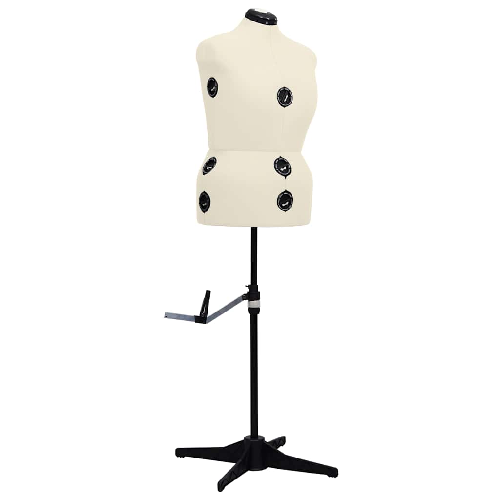 Adjustable Dress Form Female Size 33-40 Cream L