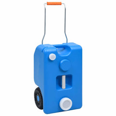 30131 vidaXL Wheeled Water Tank for Camping 25 L Blue 1