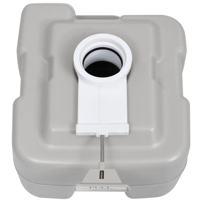 Portable Camping Toilet Grey 20+10 L