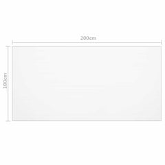 vidaXL Table Protector | Transparent | PVC | 200 x 100 cm 6