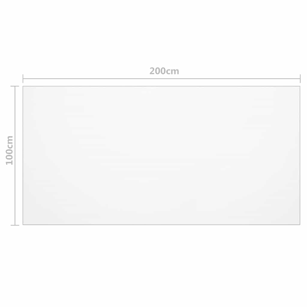 vidaXL Table Protector | Clear | PVC | 200x100 cm | Scratch-resistant materials 6