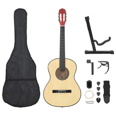 vidaXL 12 Piece Classical Guitar Beginner Set 4/4 39 1
