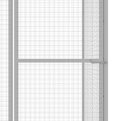 Cat Cage 1.5x1.5x1.5 m Galvanised Steel