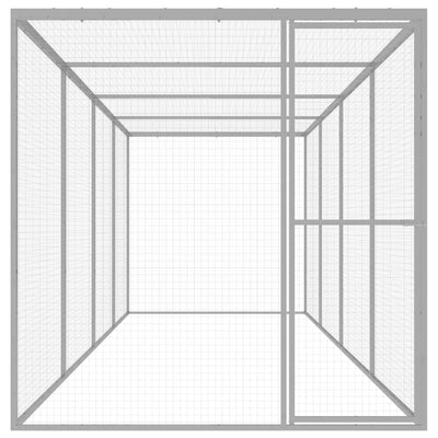 Cat Cage 6x1.5x1.5 m Galvanised Steel