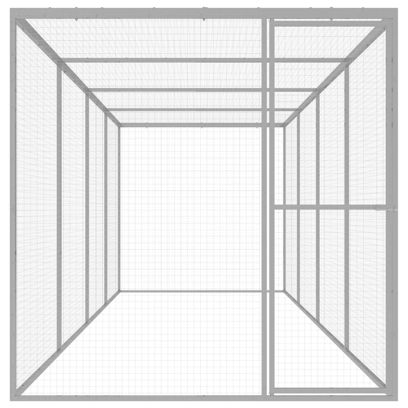 Cat Cage 6x1.5x1.5 m Galvanised Steel