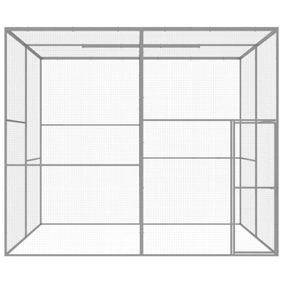 Cat Cage 3x3x2.5 m Galvanised Steel