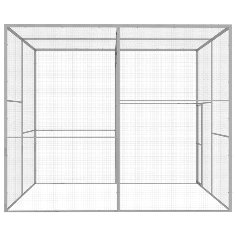 Cat Cage 3x3x2.5 m Galvanised Steel