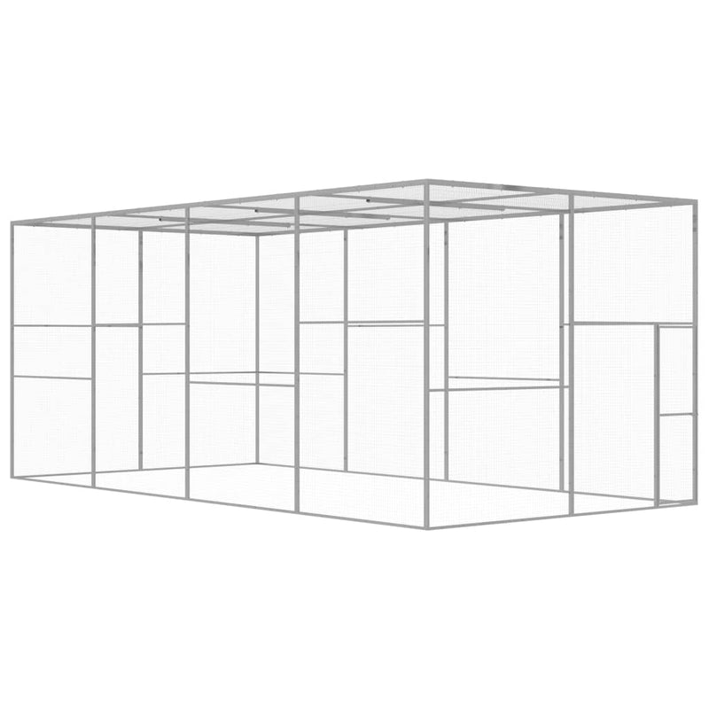 Cat Cage 6x3x2.5 m Galvanised Steel