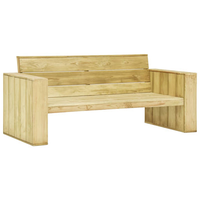 4 Piece Garden Lounge Set Impregnated Pinewood