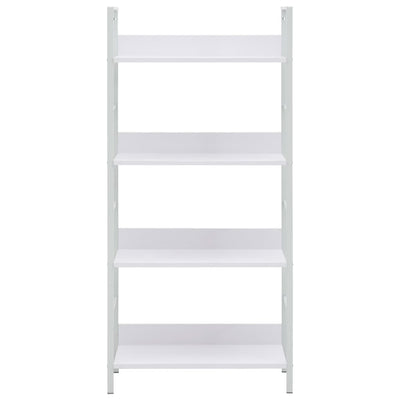 4-Layer Book Shelf White 60x27.6x124.5 cm Engineered Wood