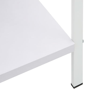 5-Layer Book Shelf White 60x27.6x158.5 cm Engineered Wood