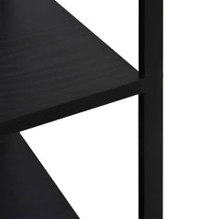 vidaXL Microwave Cabinet Black 60x39.6x79.5 cm Engineered Wood 5