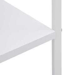 vidaXL Microwave Cabinet White 60x39.6x123 cm Engineered Wood 6