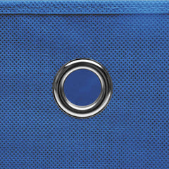 vidaXL Storage Box | Set of 10 | Blue | Non-woven fabric (100% polyester) 4
