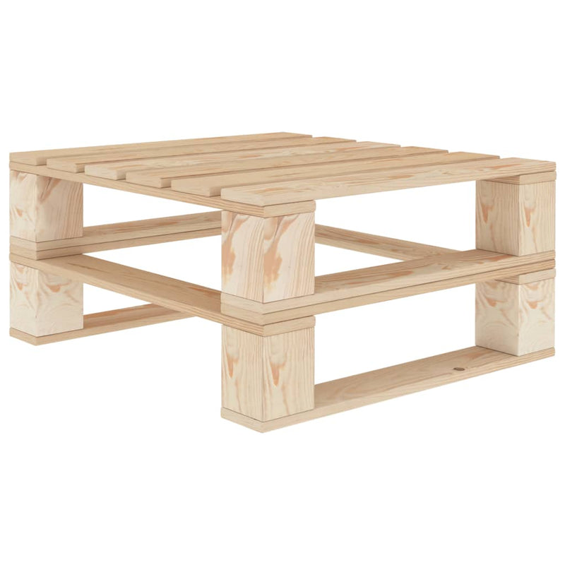 6 Piece Garden Pallets Lounge Set Wood