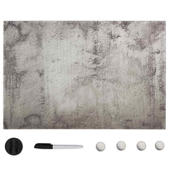 vidaXL Wall Mounted Magnetic Board Glass 60x40 cm 1
