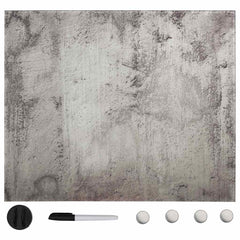 vidaXL Wall Mounted Magnetic Board Glass 60x60 cm 1