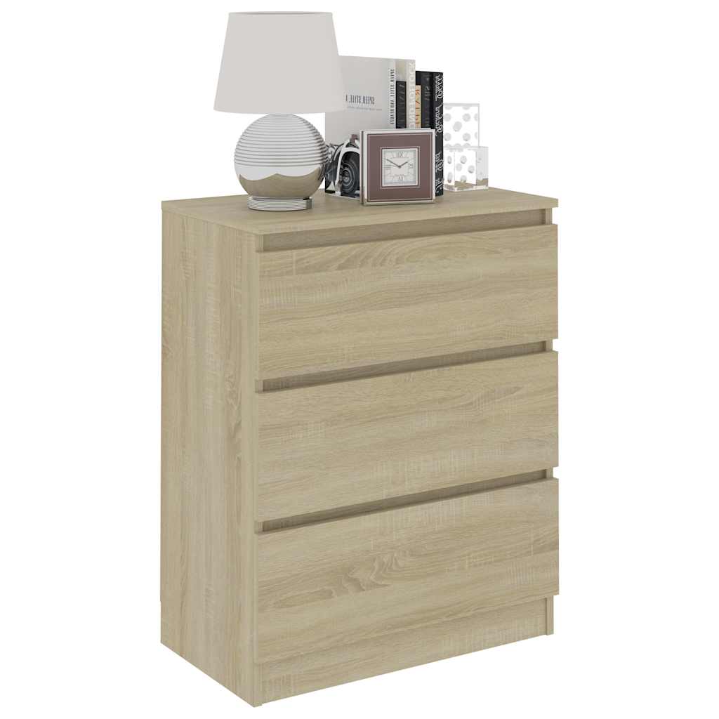 vidaXL Sideboard | Sonoma oak | Engineered wood | Medium | Sideboard 3