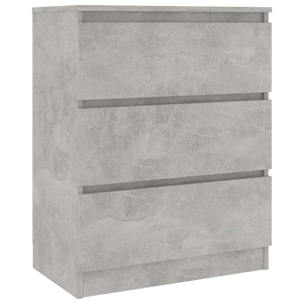 vidaXL Sideboard Concrete Grey 60x35x76 cm Engineered Wood 4