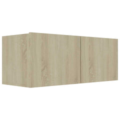 vidaXL TV Cabinet | Sonoma Oak | Engineered Wood | 80x30x30 cm | TV Cabinet 2