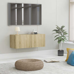 vidaXL TV Cabinet | Sonoma Oak | Engineered Wood | 80x30x30 cm | TV Cabinet 1