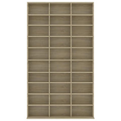 801781 vidaXL CD Cabinet Sonoma Oak 102x23x177,5 cm Engineered Wood 3