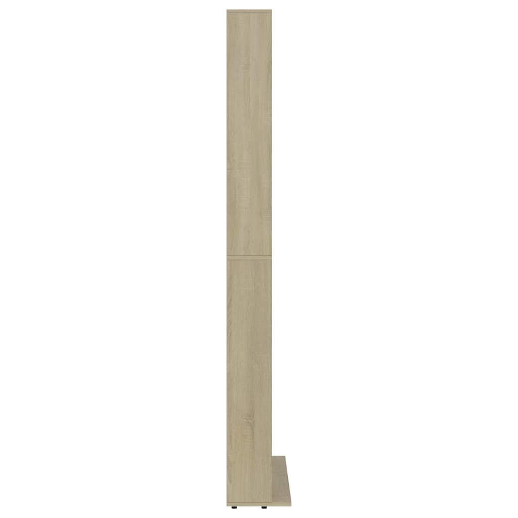 801781 vidaXL CD Cabinet Sonoma Oak 102x23x177,5 cm Engineered Wood 4