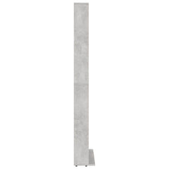 801782 vidaXL CD Cabinet Concrete Grey 102x23x177,5 cm Engineered Wood 4