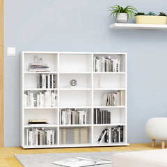 CD Cabinet 100x23x89,5 cm Engineered Wood Height 89.5 cm White