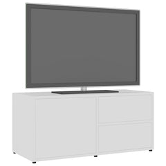 vidaXL Tv Cabinet | White | Engineered Wood | Medium | Tv Cabinet | Rectangular 4