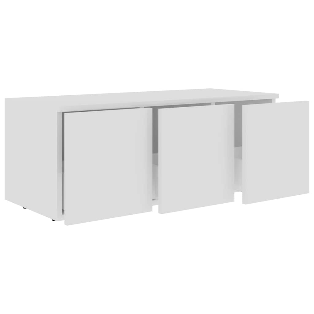 801859 vidaXL TV Cabinet White 80x34x30 cm Engineered Wood 4