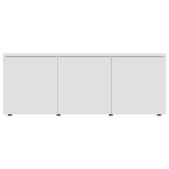 801859 vidaXL TV Cabinet White 80x34x30 cm Engineered Wood 5