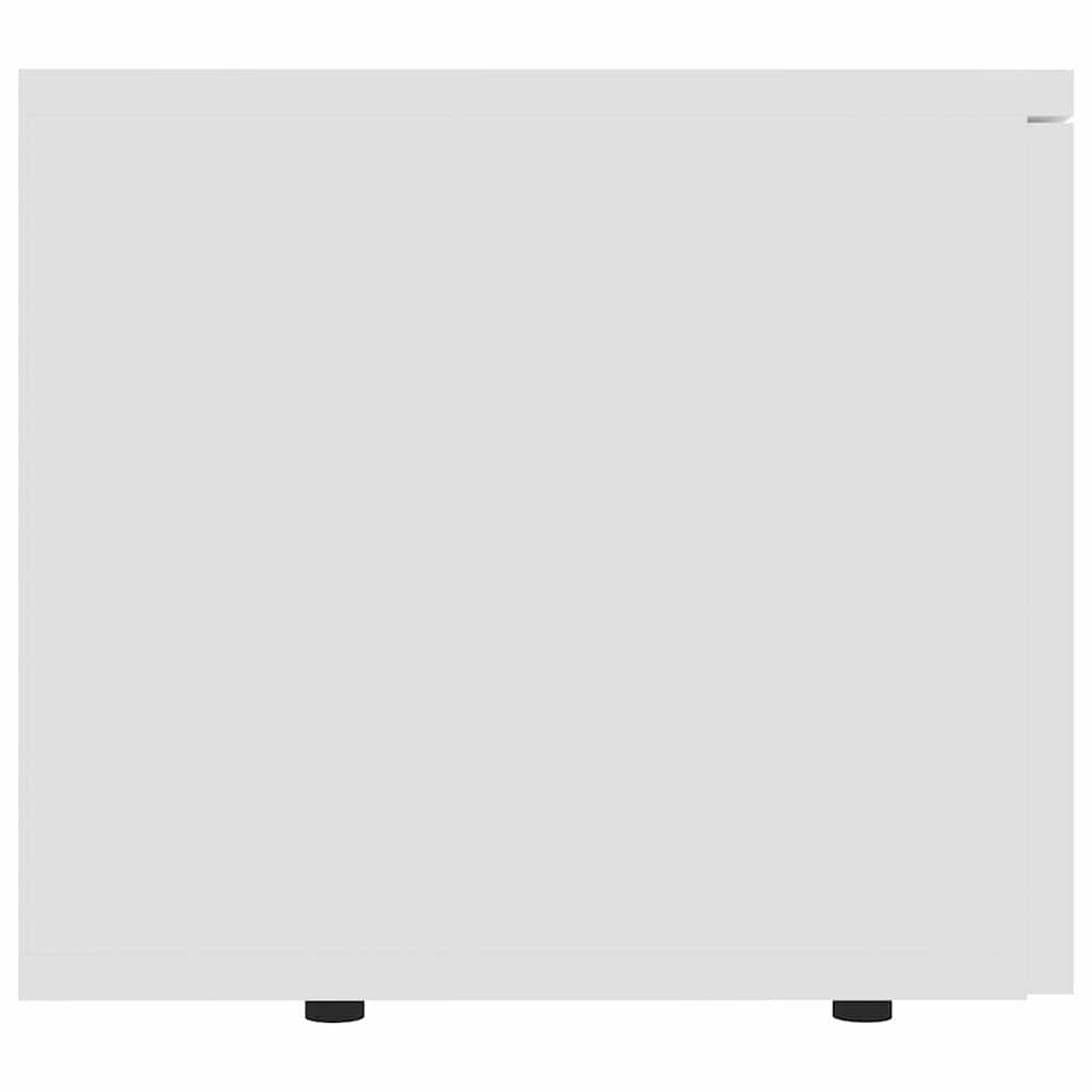801859 vidaXL TV Cabinet White 80x34x30 cm Engineered Wood 6