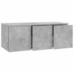 801863 vidaXL TV Cabinet Concrete Grey 80x34x30 cm Engineered Wood 5