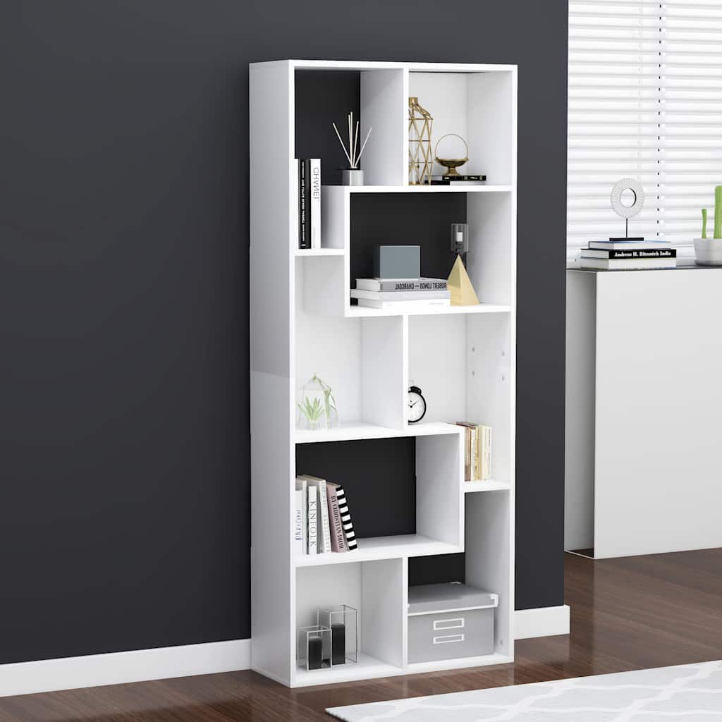 vidaXL Book Cabinet 67x24x161 cm Engineered Wood