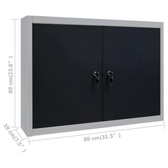 Workbench with Four Wall Panels and Two Cabinets 3