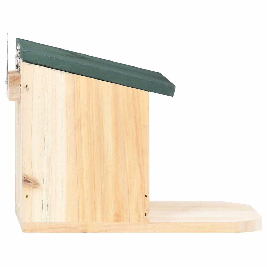 vidaXL Squirrel House | Natural Wood | Firwood, PVC | Medium | Tiltable 5