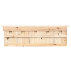 vidaXL Sparrow House | Natural wood | Firwood | 68x15x21 cm | Durable 3