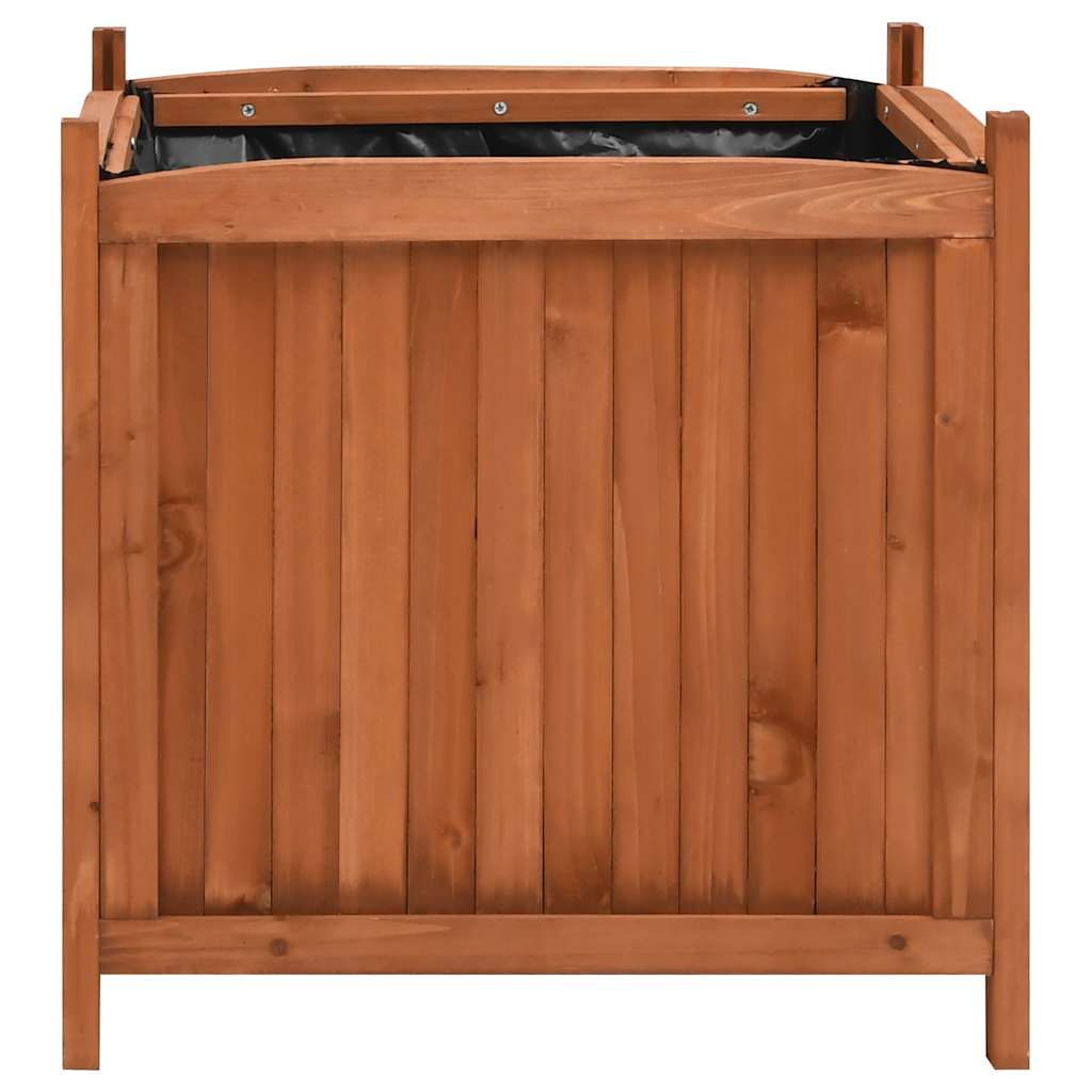 47250 vidaXL Raised Beds 2 pcs 50x50x50 cm Firwood 2